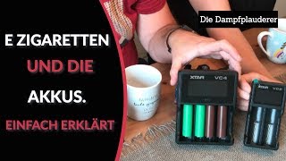 EZigaretten und die Akkus Einfach erklärt [upl. by Atnauq]