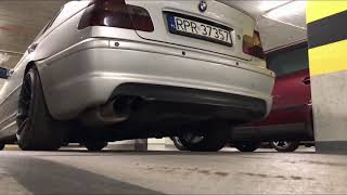 BMW e46 330i cold start exhaust sound schmiedmann headers  rm motors [upl. by Anyah]