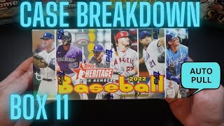 2022 Topps Heritage High Number Box Opening  Box 11 of Case  Another Auto Pull [upl. by Trella548]