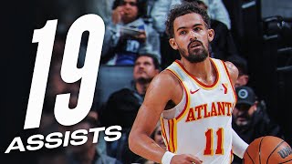 Every Assist from Trae Youngs SEASONHIGH Performance in Hawks W  November 18 2024 [upl. by Acinnod949]