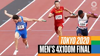 🏃‍♂️ Mens 4x100m Final  Tokyo Replays [upl. by Tonye730]