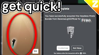 How To GET The NEW FAKE KORBLOX amp INVISIBLE BODY BUNDLE in Roblox QUICK [upl. by Dessma]