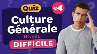 QUIZ Culture Générale Difficile 4  30 Questions [upl. by Haslett627]