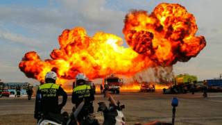 Efectos de sonido  Sirenas policía y bomberos  Catástrofe [upl. by Eedissac]