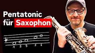 3 EINFACHE Tricks um die DurPentatonik auf dem Saxophon zu meistern [upl. by Narut]