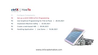 EN Bosch Rexroth ctrlX developR Season 2 – How to 2 Set up a ctrlX CORE amp PLC Programming [upl. by Sul]