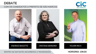 DEBATE DOS CANDIDATOS A PREFEITO DE SÃO MARCOS  2024 [upl. by Pancho]