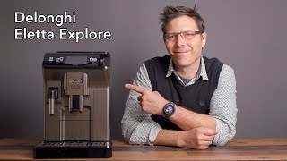 Delonghi Eletta Explore Superautomatic Coffee Machine Review Cold Brew and more [upl. by Nomolos]