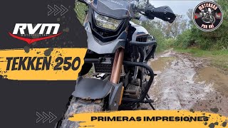 TEKKEN 250 quotRVMquot TOMA DE CONTACTO Y PRIMERAS IMPRESIONES Después de 400km [upl. by Nauqat]