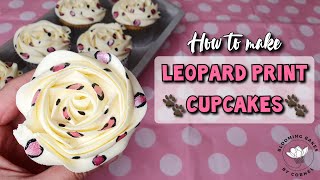 How to make leopard print cupcakes [upl. by Natale]