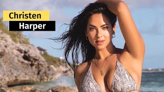 Christen Harper  A bela modelo de biquínis e influenciadora do Instagram  Bikini Model [upl. by Anegroeg]