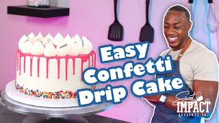 HOW TO MAKE YOUR OWN METALLIC DRIP for your CAKE  TIPS and TRICKS lets make this CAKE SHINE [upl. by Eelrehpotsirhc]