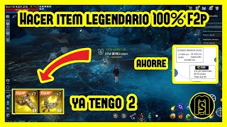 COMO HACER UN ITEM LEGENDARIO EN MIR4 SIN GASTAR DINERO  REALMENTE SE PUEDE HACE 100 F2P [upl. by Christabella]