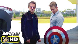 AVENGERS ENDGAME 2019 Tony Gives Cap His Shield Back HD IMAX Clip [upl. by Bigford341]