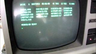 Newdos80 on FreHD on TRS80 Model III [upl. by Amairam]