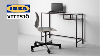 IKEA VITTSJO Laptop Table Assembly Instructions [upl. by Eednim931]