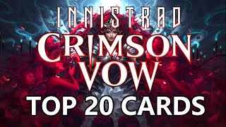 Top 20 Innistrad Crimson Vow Cards Mtg [upl. by Dunlavy]