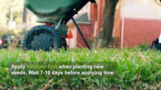 Should You Apply Lime or Fertilizer First [upl. by Neahs823]