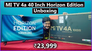 MI TV 4A 40 Inch Horizon Edition TV2021 Model Unboxing amp Giveaway  अवश्य खरीदें  Its GOOD 👍👍 [upl. by Lindberg]