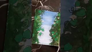 Easy Water Lilies Painting ShortsVairalAcrylicArtDrawingytshorts [upl. by Wiese]