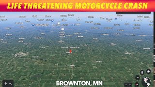 Life Threatening Motorcycle Crash In Minnesota [upl. by Artekal808]