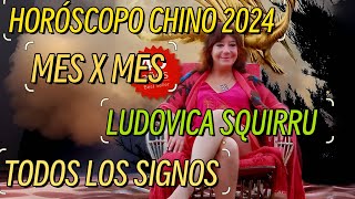 2024 MES POR MES Horóscopo chino 2024 TODOS LOS SIGNOS x LUDOVICA SQUIRRU horoscopo horoscopochino [upl. by Kciredor737]