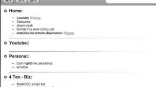 TaskPaper  Mac OS X application [upl. by Afinom478]