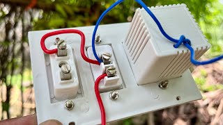 Wiring of fan dimmer with extra socket 😍 [upl. by Yunick]