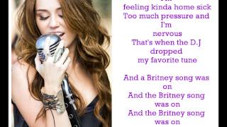 Miley Cyrus  Party in The USA Lyrics [upl. by Llennor]