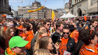 Koningsdag festival 2023 amsterdam 🇾🇪 [upl. by Eeldivad]