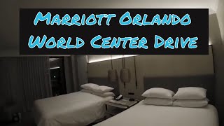 Marriott Orlando World Center Resort Lake Buena Vista Mini Room Tour [upl. by Elorac]