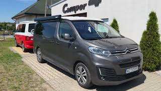 Citroen spacetourer Peugeot Traveller Toyota Proace Zafira  dachy sypialniane dachy otwierane [upl. by Rebmyk]