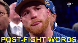 Gennady Golovkin vs Canelo Alvarez POST FIGHT interview [upl. by Irem]