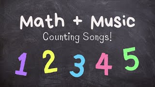 Math  Music Five Little Apples Five Green and Speckled Frogs and more counting songs for kids [upl. by Nibbor]