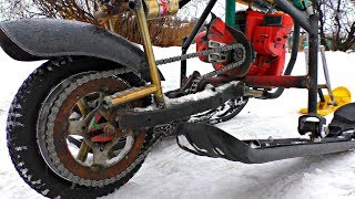 Sleigh and Chainsaw  Snowmobile  A new Creation [upl. by Nevi46]