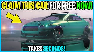 FREE CAR IN GTA 5 ONLINE TAKES SECONDS [upl. by Jaunita]