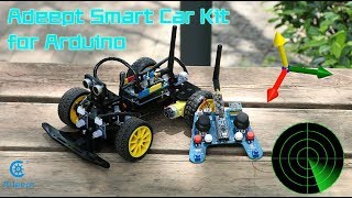 Adeept Upgraded 4WD Smart Car Kit for Arduino UNO R3 and Nano  Adeept Robotics Kits [upl. by Espy]