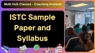 istc sample paper and Syllabus 2023istc entrance exam kya haiISTC Entrance Exam sample paper [upl. by Lupiv]