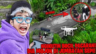 TERTANGKAP BASAH NGINTIP BOCIL PACARAN PAKAI DRONE TERNYATA JEMPUT CEWEK DI JEMBATAN DIA MAU [upl. by Bigot]