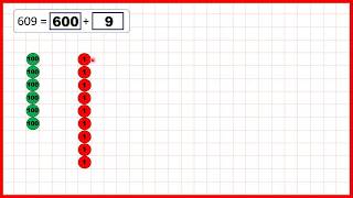 Partition threedigit numbers  Place Value  Year 3 [upl. by Spoor]