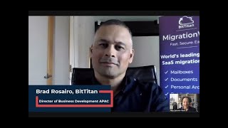 VIDEO Interview BitTitan’s Brad Rosairo explains secure data migration to the cloud and more [upl. by Saul]