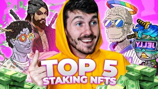 TOP 5 SOLANA NFTs OF ALL TIME THE BEST STAKING SOLANA NFTs FOR PASSIVE INCOME [upl. by Ledua177]