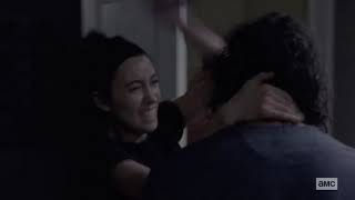 Dante Attacks Rosita The Walking Dead 10x08 [upl. by Leinoto]