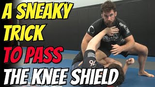 Shut Down Tough Knee Shields in BJJ with the “Face Palm” [upl. by Pinette]