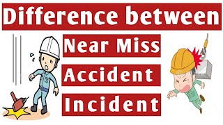 What is Near Miss Accident and Incident  Difference between Near Miss Accident and Incident [upl. by Miculek]