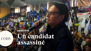 En Equateur un candidat à la présidentielle a été tué par balles à la sortie dun meeting [upl. by Candice661]