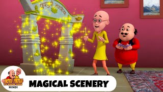 Magical Scenery  जादुई नज़ारा  Comedy Funny Cartoon  मोटू पतलू  Full Ep 116  Motu Patlu [upl. by Breanne]