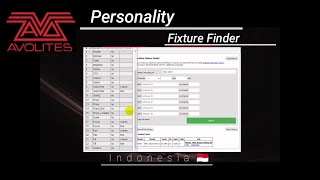 Personality Avolite Fixture Finder Indonesia 🇮🇩 tutorial avolites Titan [upl. by Tlevesor]