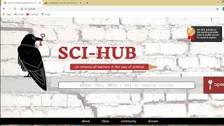 SCI HUB TUTORIAL [upl. by Sinnaiy]