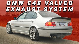 BMW E46 325i amp 330i Valved Exhaust  ECS Tuning [upl. by Alanna471]